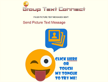 Tablet Screenshot of grouptextconnect.com